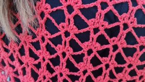 chal tejido a crochet