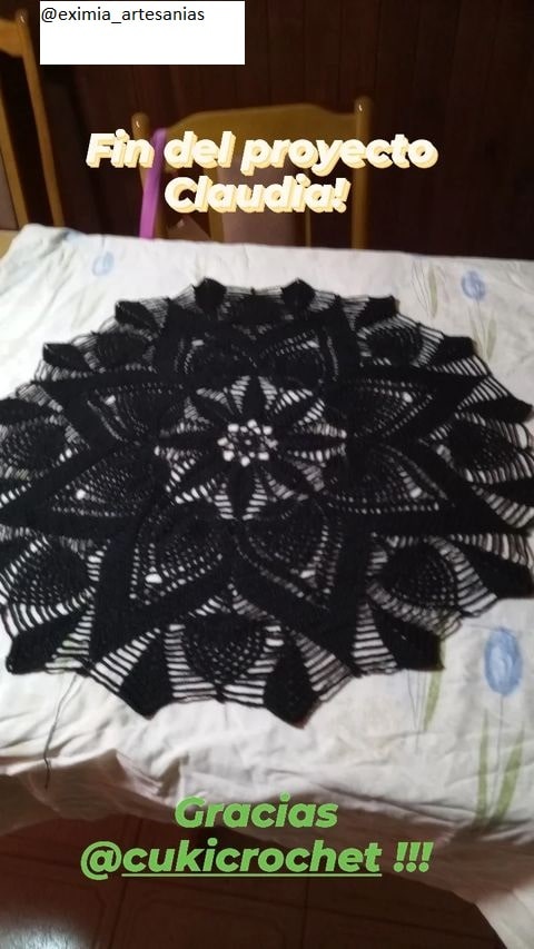 mandala tejida crochet cukicrochet